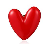 BESPORTBLE Creative Red Heart Brooch Pin Large Heart Shape Clothing Brooches for Women Shawl Pin Decorative Badge for Backpacks and Jackets