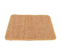 BESPORTBLE Creative Sisal Cat Cushion Mat for Pets with Training Function and Destructive Behavior Reduction, Khaki Pet Rug Suitable for Sofa and Floor Use