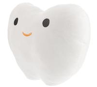 BESPORTBLE Creative Tooth Shaped Plush Throw Pillow for, Soft Tooth Fairy Stuffed Cushion, Decorative Sofa Cushion for Nursery and Bedroom