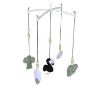 BESPORTBLE Crib Girl Crib Mobile Butterfly and Animals Nursery Bed Decoration Hanging Toy for Girl Boho Mobile Design