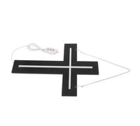 BESPORTBLE Cross Jesus Neon Light USB Plastic Wall Decor for Baptisms