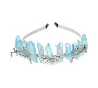 BESPORTBLE Crystal Moon Headband Rainbow Natural Crystal, Bridal Hairband for Women and Girls, Sparkling Crown Decor for Party and Special Occasions