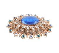 BESPORTBLE Crystal Rhinestone Brooch Pin for Women Romantic Star Vintage Lapel Pin Jewelry for Formal Occasions Party and Winter Coat Decoration