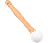 BESPORTBLE Crystal Singing Bowl Mallet with Wooden Handle Lightweight Rubber Head Striker for Easy Playing Non-slip Grip for Meditation and Musical Use