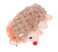 BESPORTBLE Cuddly Hedgehog Keychain Soft Plush Accessory for Keyring Beanie Stuffed Animal Pendant for Luggage Car Decor