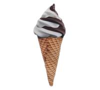 BESPORTBLE Cuddly Plush Ice Cream Cone Doll Soft Stuffed Cartoon Decoration for Home Nursery Sofa Compact Cute Ornament