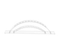 BESPORTBLE Curved Storage Rack for Makeup Tools for Bathroom Countertop Use Features An Arc Design for Organizing Brushes and Pens Made of Material This Rack Keeps Your Cosmetics Tidy