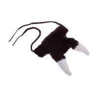 BESPORTBLE Cute Cat Pirate Hat Knitted Pet Headgear for Kitten Animal Knitted Hat Soft and Plush Perfect for Pet Costumes and Parties