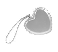 BESPORTBLE Cute Heart Shaped Mini Handbag for Women Stylish Wristlet Coin Purse Durable and Multi Functional for Cards Coins Shopping and Travel