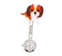 BESPORTBLE Cute Little Dog Nurse Pocket Watch Durable Fob Watch for Students Nurses Doctors Easy to Read Dial for Quick Handwashing Hospitals Lightweight Practical Design