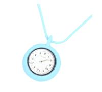 BESPORTBLE Cute Silicone Quartz Nurse Watch Neck Hanging Strap Mini Round Design Waterproof Lightweight for Nurses and Doctors Style
