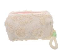 BESPORTBLE Cute Travel Organizer for Toiletries and Cosmetics Portable Pouch with Ample Capacity for Women and Fuzzy Material for Stylish Storage