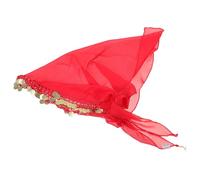 BESPORTBLE Dance Costume Headband 5 Pcs Multiway Functionality Chiffon and Metal Bohemian Vintage Red Tribal Women Accessories for Dancing and Travel