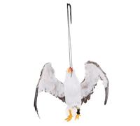 BESPORTBLE Dead Seagull Ornament No Easy Deformation and Practical Realistic 1:1 Made of Real and Plastic Materials Unique Garden Decoration Seagull Deterrent for Outdoor and Home Use