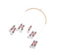 BESPORTBLE Decor Felt Balls Crib Wind Chime Mobile Decor for Bed Scandinavian Style Pendant