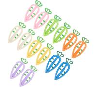 BESPORTBLE Decorative Carrot Hair Clips 14Pcs Snap Hair Accessories for Featuring Seven Unique Designs for Birthday Celebrations and Gatherings