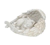 BESPORTBLE Decorative Cat Memorial Cat Tribute Statue for Garden Indoor Decoration Commemorative Pet for
