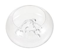 BESPORTBLE Decorative Goldfish Bowl Iceberg Fish Tank Glass Fish Bowl Small Aquarium
