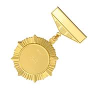 BESPORTBLE Decorative Metal Medal Badge Brooch for Men Women Versatile Award Medal Sturdy Design Elegant Personal Achievement Pin for Various Occasions for Souvenirs