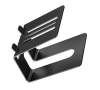 BESPORTBLE Desktop Speaker Stand Sturdy Metal Riser for Studio Monitors Space Saving Design Easy Installation for Organizing Your Workspace and Enhancing Sound Quality
