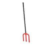 BESPORTBLE Devil Pitch Fork Cosplay Prop Lightweight Smooth Handle for Halloween Costumes for Parties Masquerades Stage Performances Red Painted Design
