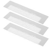 BESPORTBLE Diamond Art Ruler Enhanced Alignment Assistance 3pcs Stainless Steel with 216 Blank Grids, Multi-function Mesh Drawing Tool and Adhesive Resistant for DIY Rhinestone Embroidery