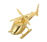 BESPORTBLE Diecast Mini Helicopter Model Zinc Alloy Retro Metal Aircraft for Boys Compact Collectible Aviation Birthday Party Favor Decorative Plane