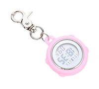 BESPORTBLE Digital Nurses Fob Watch Portable for Workers and Nursing Students with Clip-on Design Stainless Steel and Silicone Construction, Simple Appearance with Exquisite Workmanship