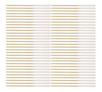 BESPORTBLE Disposable Comfortable Feel 60pcs Cotton Swabs Made from Cotton and Bamboo, Suitable for Cleaning Hard-to-Reach Places for Makeup Application and Beauty Care