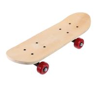 BESPORTBLE DIY Blank Skateboard for Kids, 43cm Maple Wood Double-Sided Painted Artistic Toy for Boys and Girls, Four-Wheel Mini Skateboard Deck for Creative Crafting and Outdoor Play