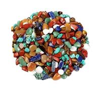BESPORTBLE Diy Crystal Quartz and Mixed Color Pebbles 50g Bag of 7-9mm Decorative Stones for Art and Craft Projects
