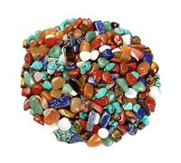 BESPORTBLE Diy Crystal Quartz and Tiger's Eye Mixed Stones 50g Bag for Art and Craft Projects 7-9mm Healing Gemstone Rocks