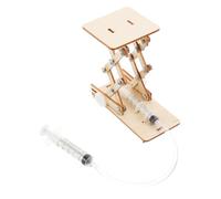 BESPORTBLE DIY Hydraulic Science Experiment Kit Handmade Hydraulic for Boys and Educational Stem Assembly Teaching Air Pressure and Lifting Platform Principles Safe Eco Friendly Materials