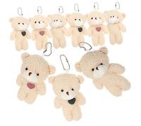 BESPORTBLE Diy Keyring Charm Plush for Girls Bear Decor Stuffed Animals for Party and Accessories