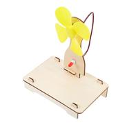 BESPORTBLE DIY Scientific Wind Turbine Generator Educational for Students Science Experiment Kit with Rotating Blades Classroom Teaching Model for Creative Learning and Random Color