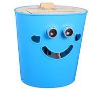 BESPORTBLE DIY Smart Sensor Trash Can Kit with Automatic Open Close Lid Sensor Technology for Stem Science Projects Educational Engineering for Family and Tech Events Blue