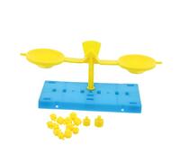 BESPORTBLE DIY Stem Balance Scale Classroom Science Experiment Tool for Preschool Learning Safe Plastic Double Balance Scale for Weight Measurement and Hands Activities