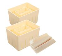 BESPORTBLE DIY Tofu Press Mold for Homemade Tofu and Cheese Making with Cheese Cloth for Vegan Cooking and Kitchen Use