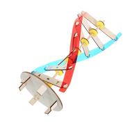 BESPORTBLE DIY Wooden Dna Double Helix Model Kit Educational Science for Assembly Enhances Biological Learning and Motor Skills Development