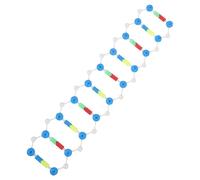 BESPORTBLE DNA Double Helix Model Components for Biology Education Self-Assembling Molecular Model for Classroom Teaching Science Teaching Aids for Students