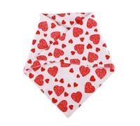 BESPORTBLE Dog Bib Pet Chain Two Large Dog Birthday Bandana Collar for Large s Decorations Cooling Vest for s Puppy Collars Custom Birthday Bandana Red