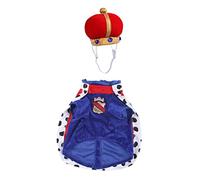 BESPORTBLE Dog Crown and Cape Set for Pets - Adorable Dog Costume with Crown and Cloak - for Christmas and Cosplay Events Durable and Comfortable for Small to Medium Dogs