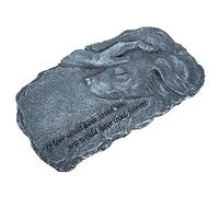 BESPORTBLE Dog Remembrance Gifts Angel Pet Tombstone Decorations Memorial Stone for Garden Resin Grave Marker