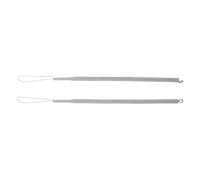 BESPORTBLE Door Closer Spring Silver Finish 2pcs with Hooks Self-Closing Metal Tension Spring with Noise Reduction for Sliding and Screen Doors Universal Fit for Home and Safety Areas