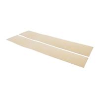 BESPORTBLE Door Push Plate kick Plate, 2pcs self-Adhesive Stainless Steel kick Plates for Doors, 5.91" x 29.9", Temperature-Adaptive Glue, Aluminum Surfaces, Entry