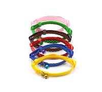 BESPORTBLE Dots Dog Bell Collar for Small Dogs Puppies Lightweight and Comfortable Design for Christmas and Everyday Use
