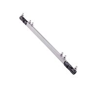 BESPORTBLE Double Drum Pedal Link Bar Replacement for Drum Kit Drive Shaft Rust Silver Connecting Rod Accessory