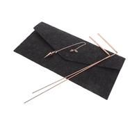 BESPORTBLE Dowsing Rod Immediate Visual Feedback and Treasure Prospecting Brass for Ghost Hunting with Portable Felt Bag Multi-purpose Spiritual Energy Divining Stick for Outdoor Use