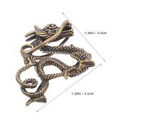 BESPORTBLE Dragon Pendant: Dragon Charm Pendant - DIY Craft Supplies - Retro Crafting Jewelry Finding Making Accessory for DIY Keychain
