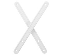 BESPORTBLE Drawer Slides and User-Friendly Design 2pcs White 180mm Replacement Parts with Strong Weight Capacity Sturdy Plastic for Smooth Sliding for Drawers and Keyboards
